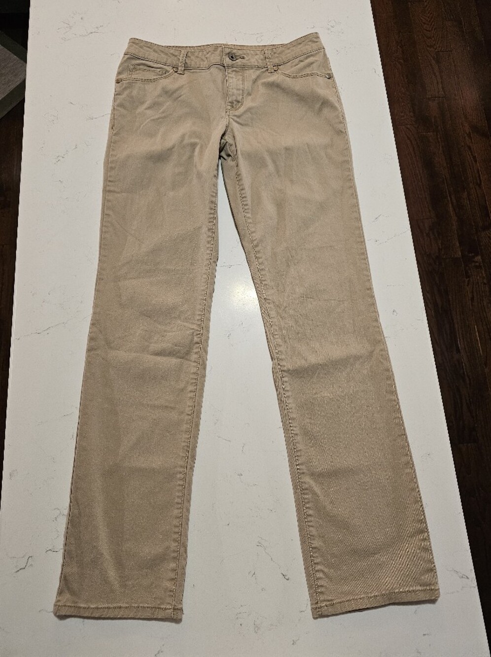 Sonoma Life+Style Mid Rise Straight Leg Chino Pants - Size 4